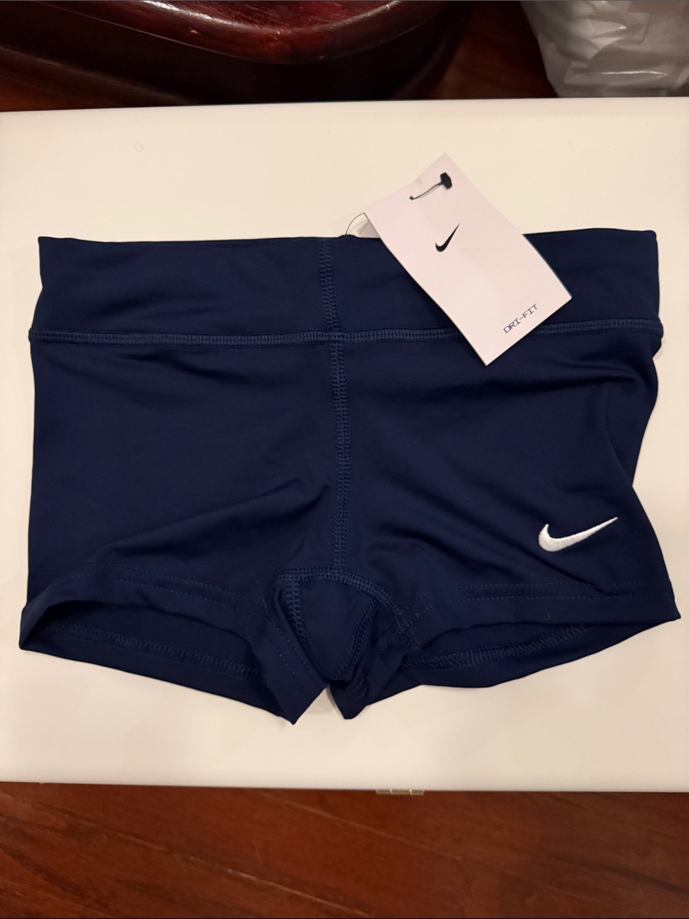 New Nike Girl’s Navy Volleyball Spandex Medium